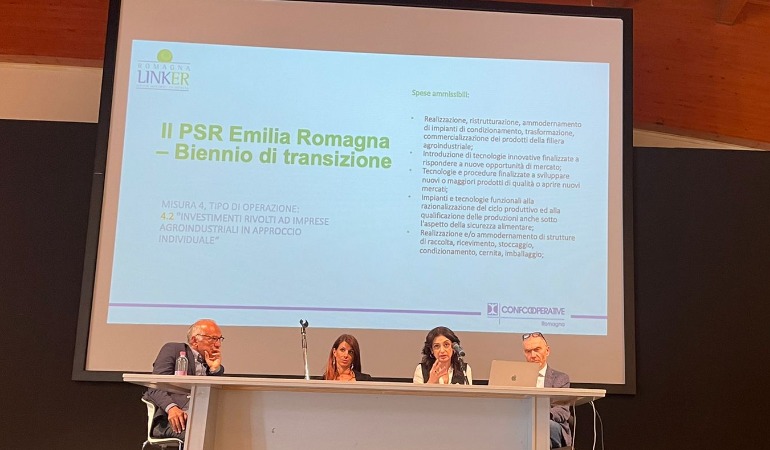 Seminario di Confcooperative Romagna e Linker Romagna su finanza agevolata, PNRR e bandi.